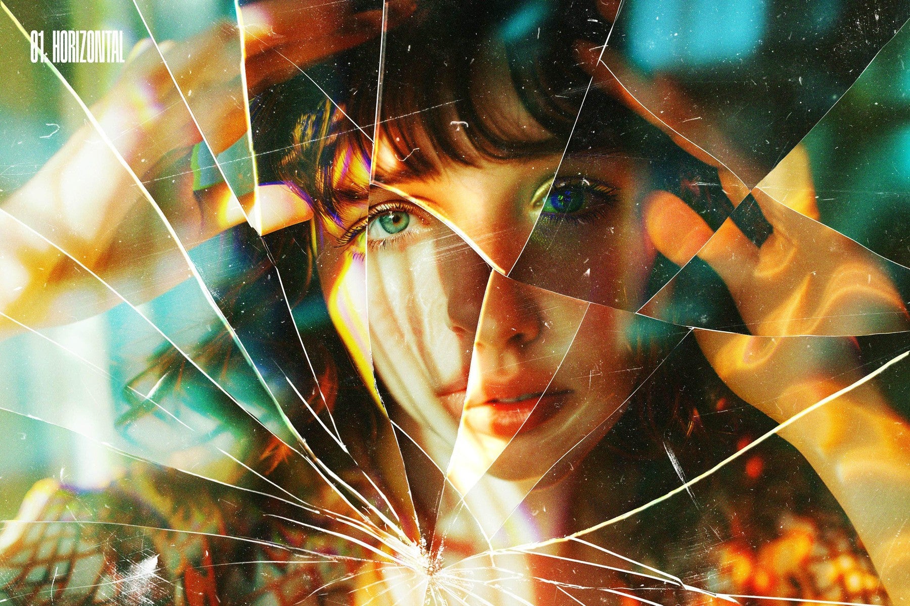 Broken Glass Photo Effects Bundle