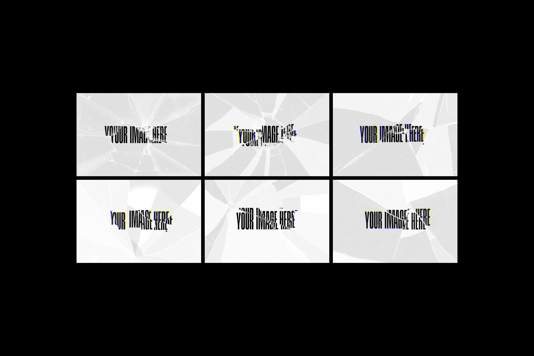 Broken Glass Photo Effects Bundle