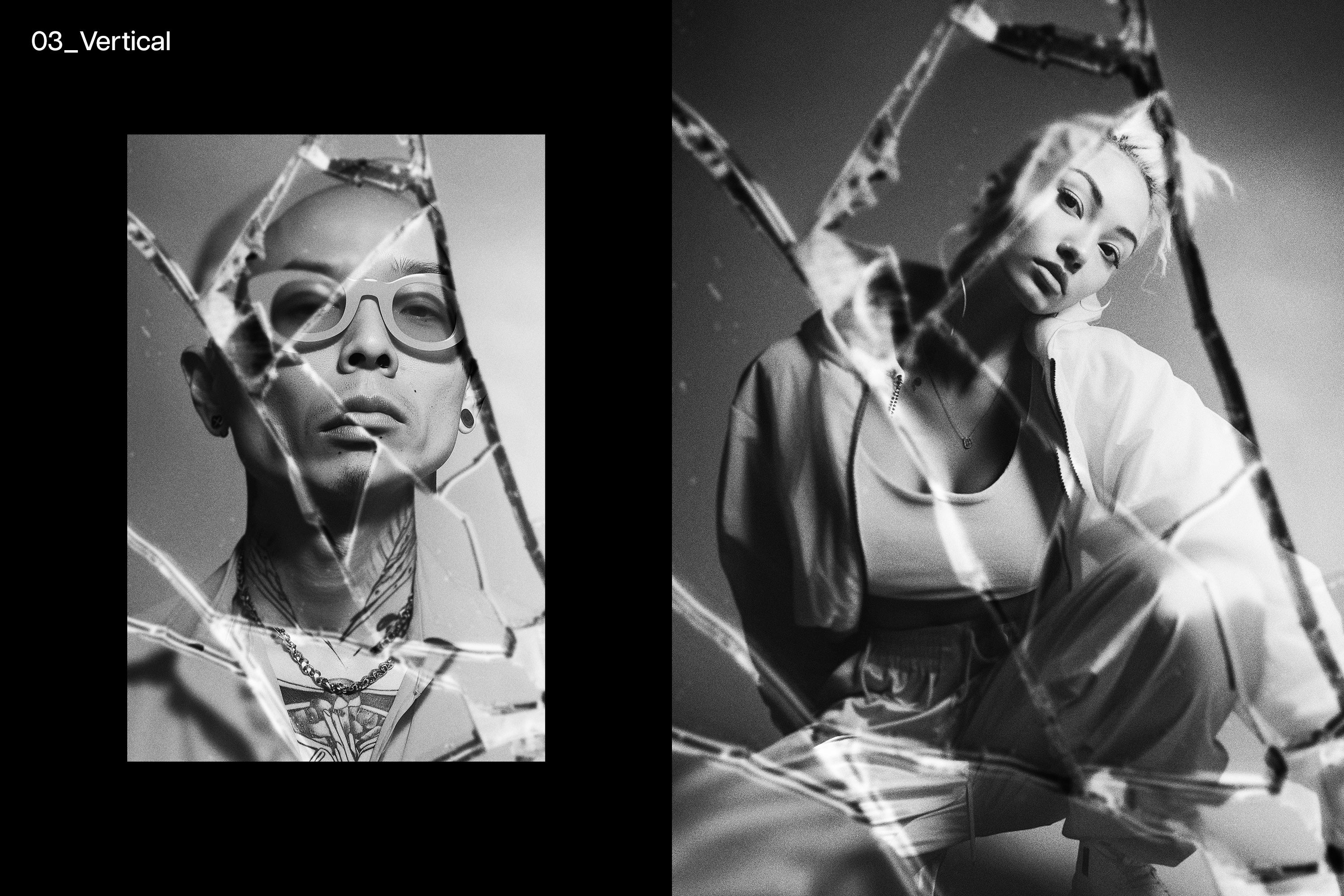 Broken Mirror Photo Effects