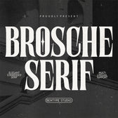 Brosche Serif - Elegant Condensed
