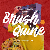 Brush Quine Bold Script Typeface