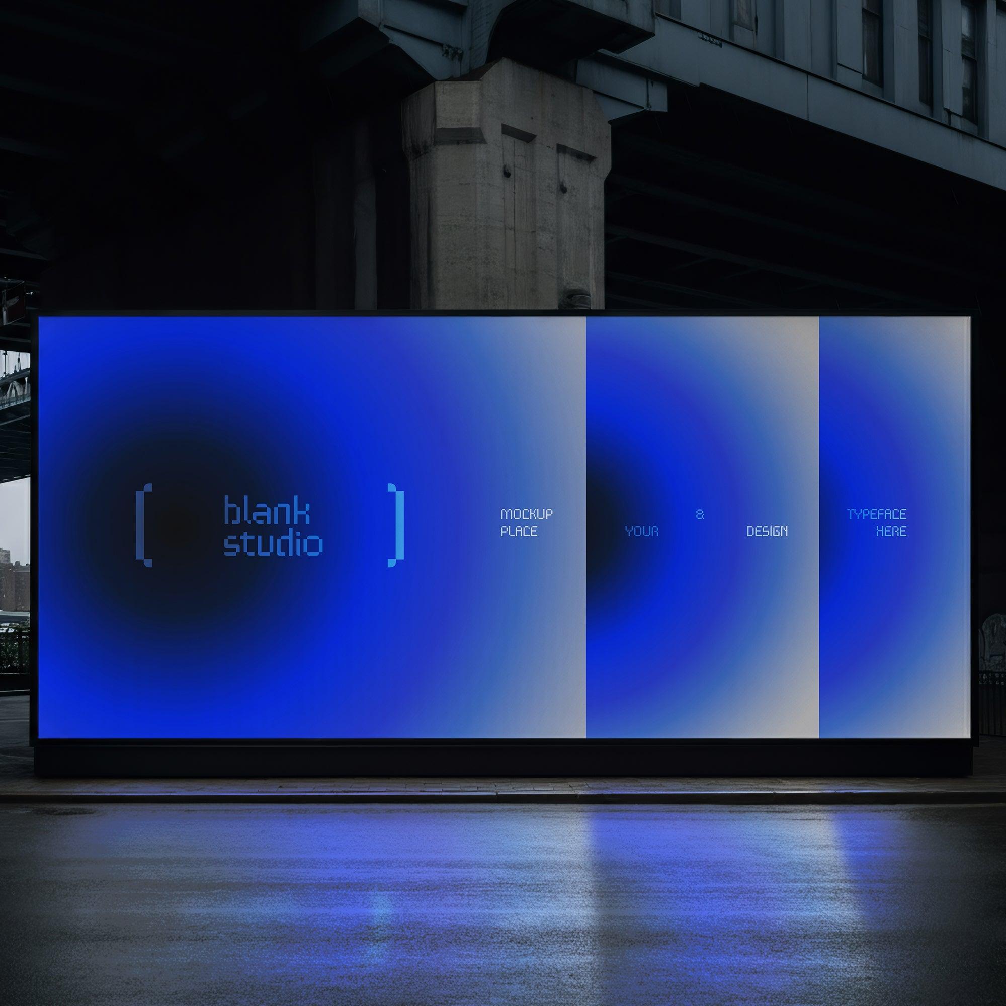 [Bundle] 3 Billboard Mockup on Cloudy Day