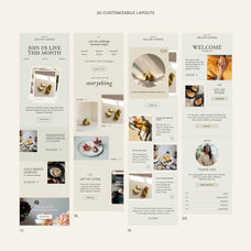 Bundle Newsletter Templates 4in1