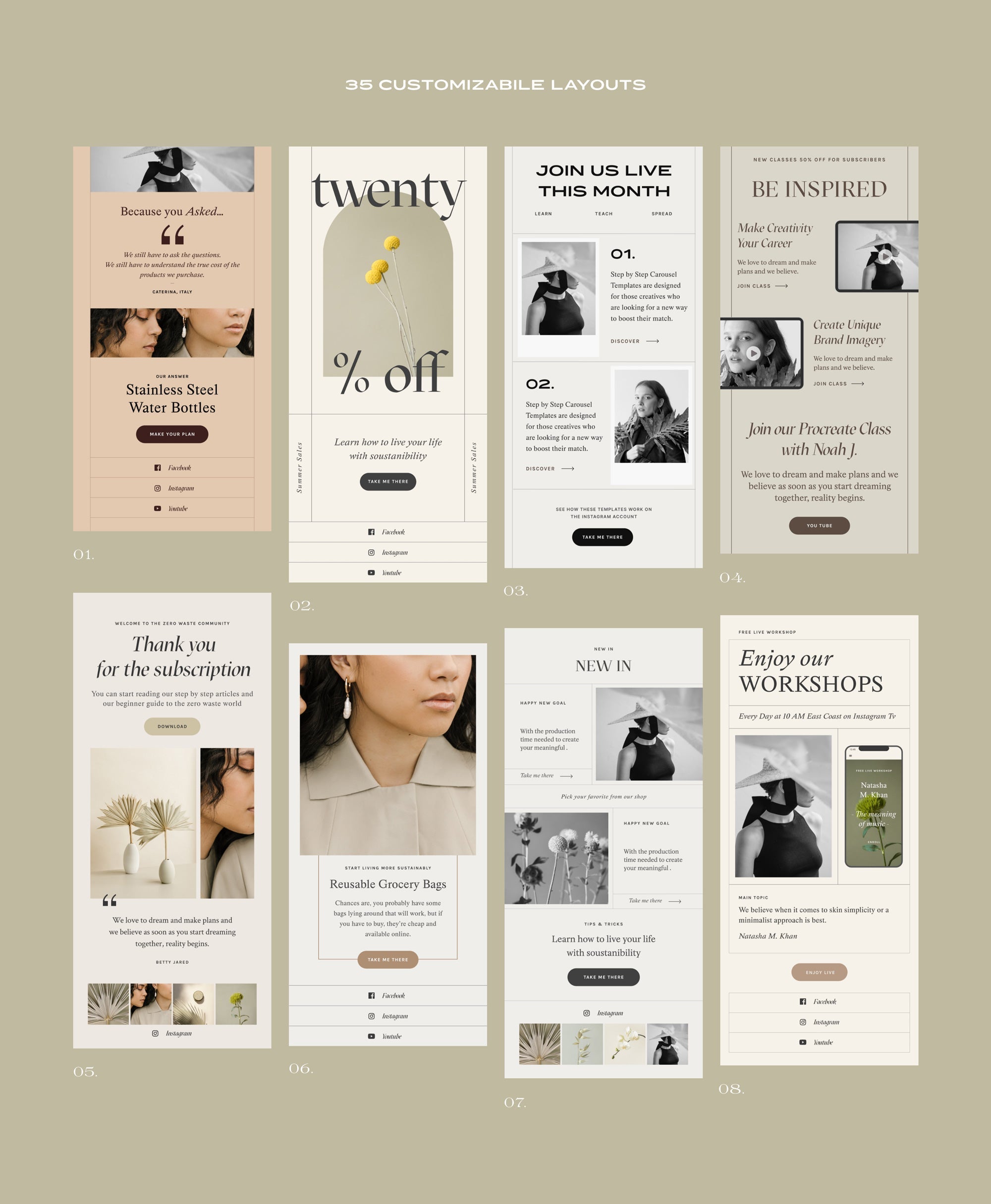 Bundle Newsletter Templates 4in1