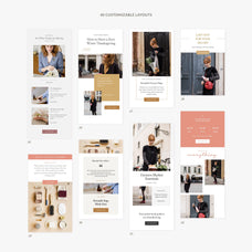 Bundle Newsletter Templates 4in1