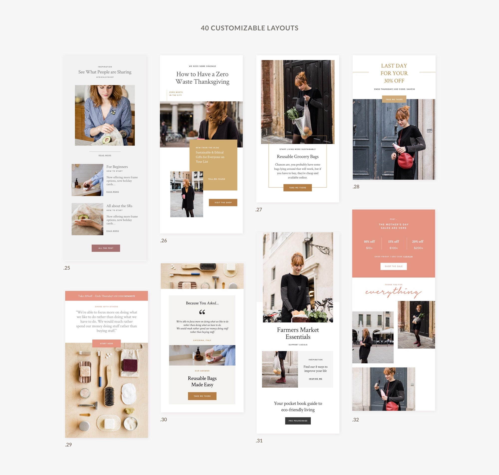 Bundle Newsletter Templates 4in1