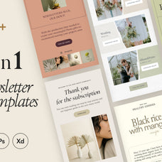 Bundle Newsletter Templates 4in1