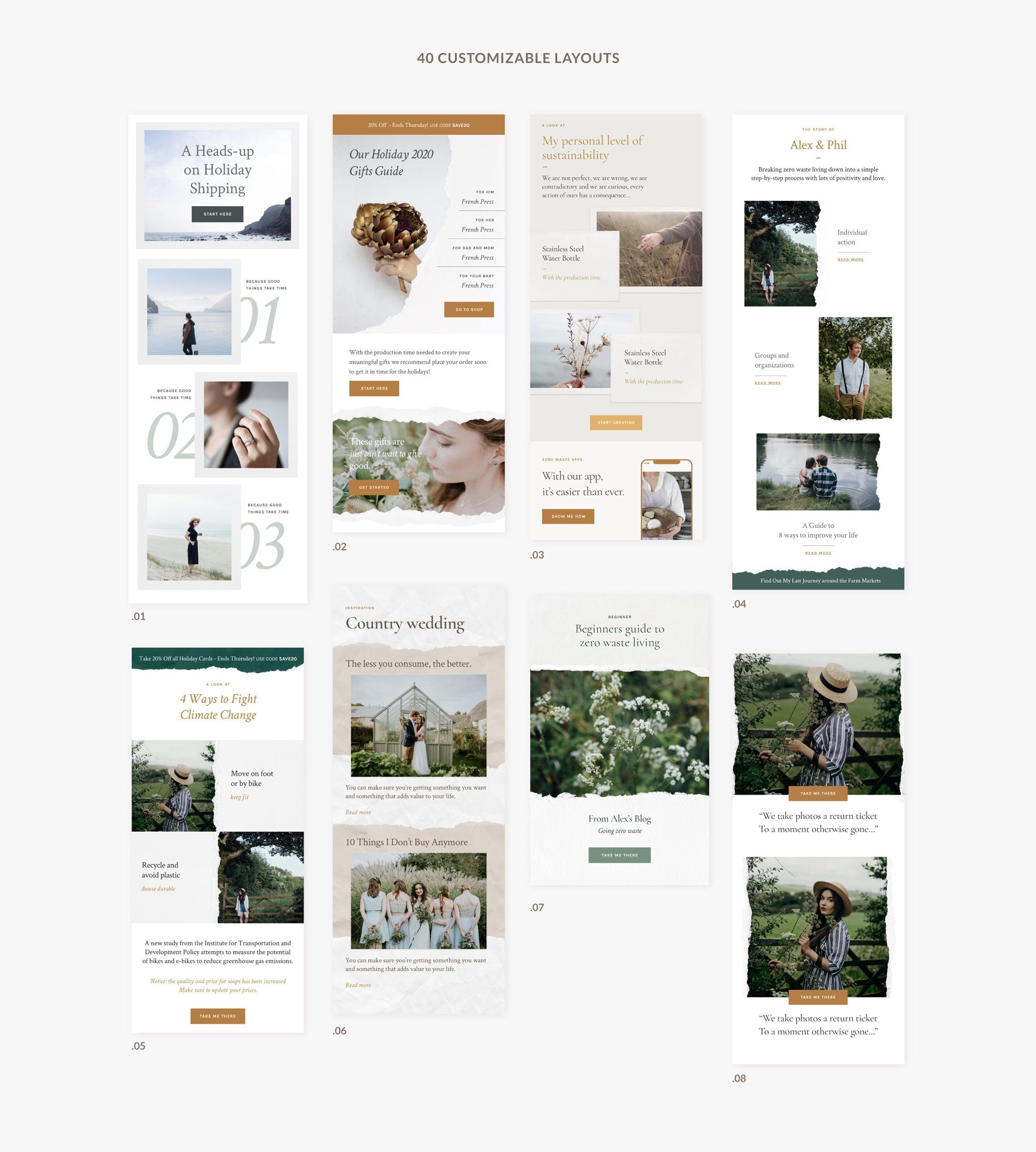 Bundle Newsletter Templates 4in1