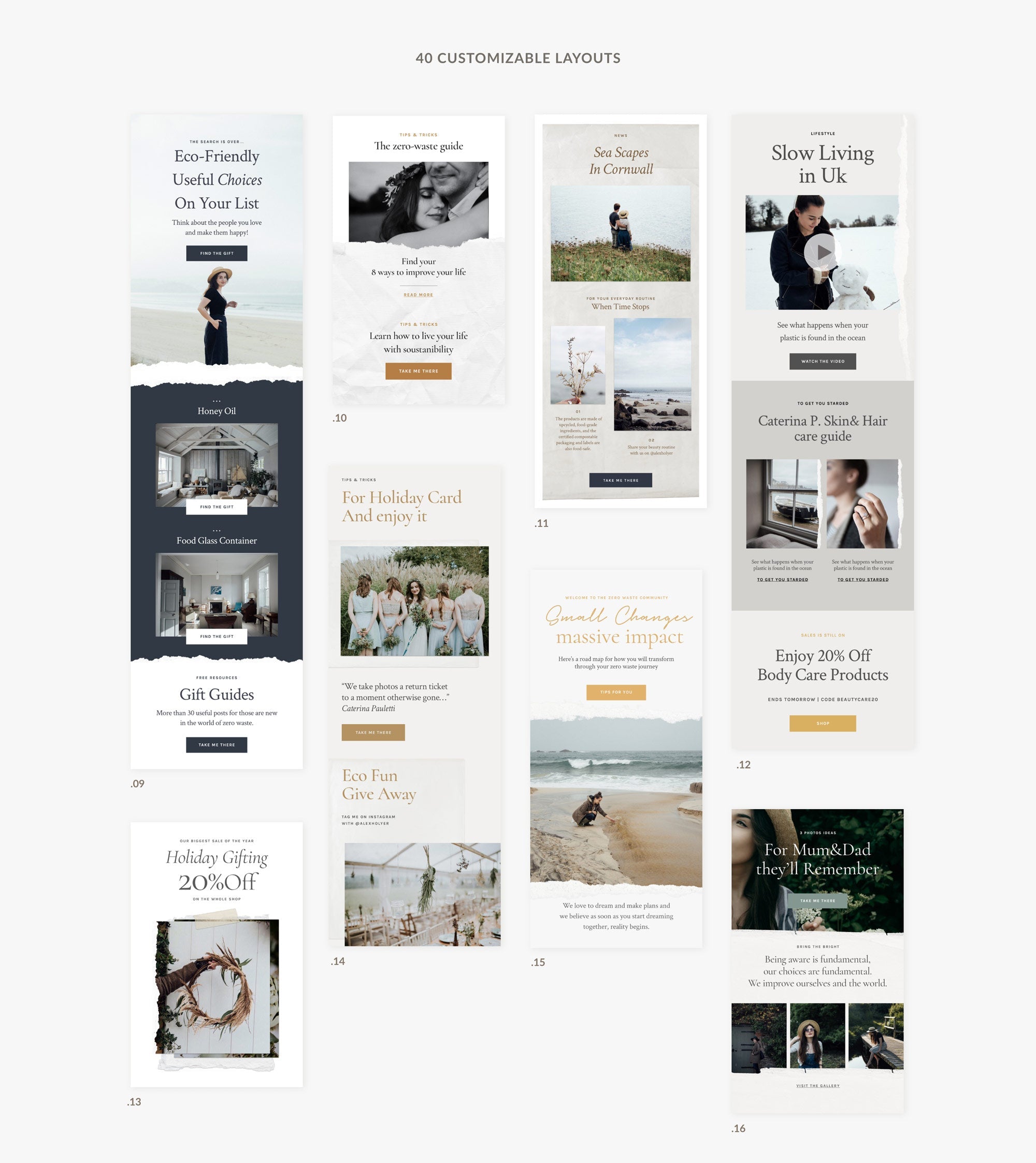 Bundle Newsletter Templates 4in1