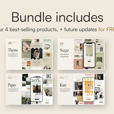 Bundle Newsletter Templates 4in1