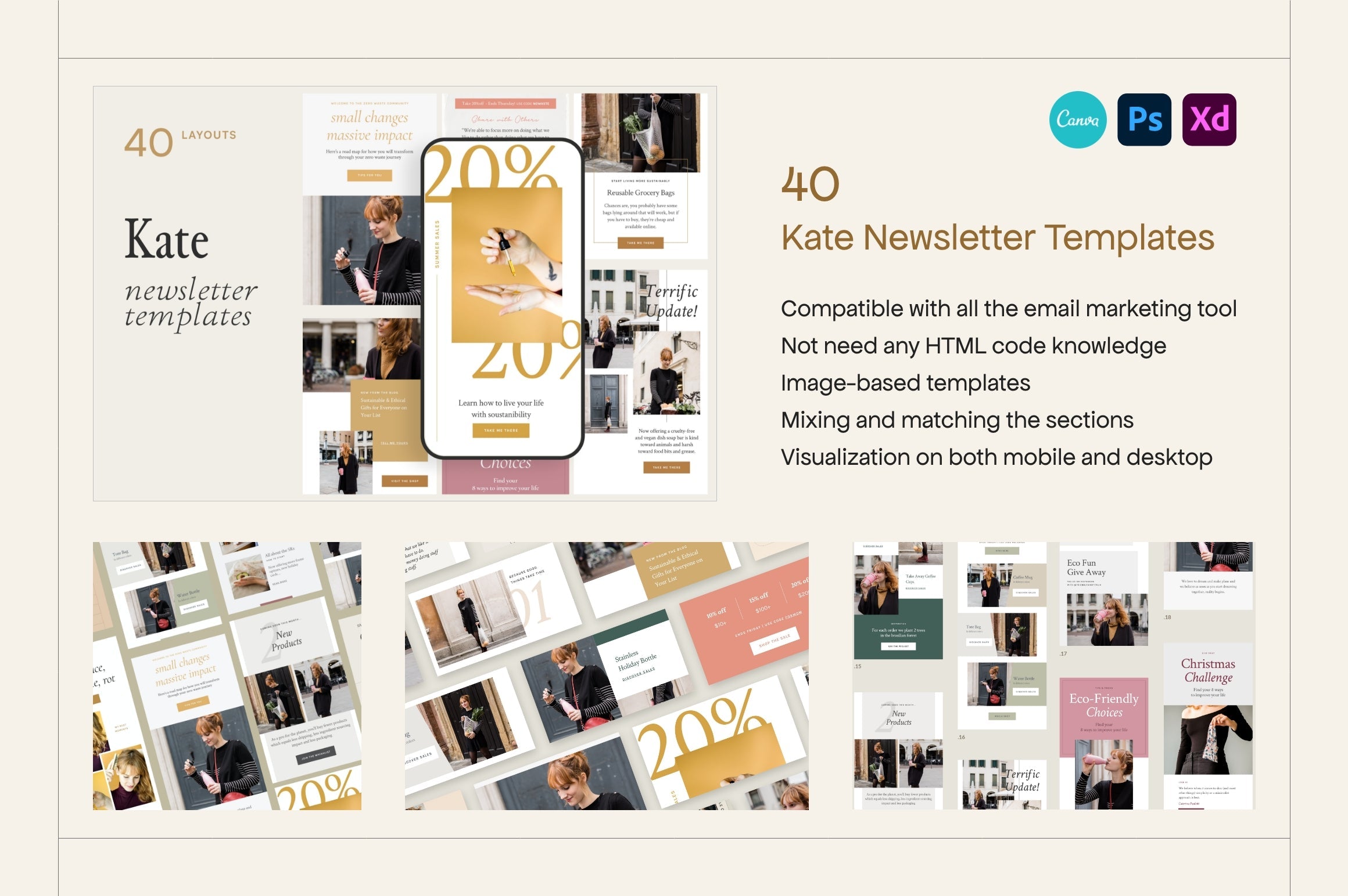 Bundle Newsletter Templates 4in1