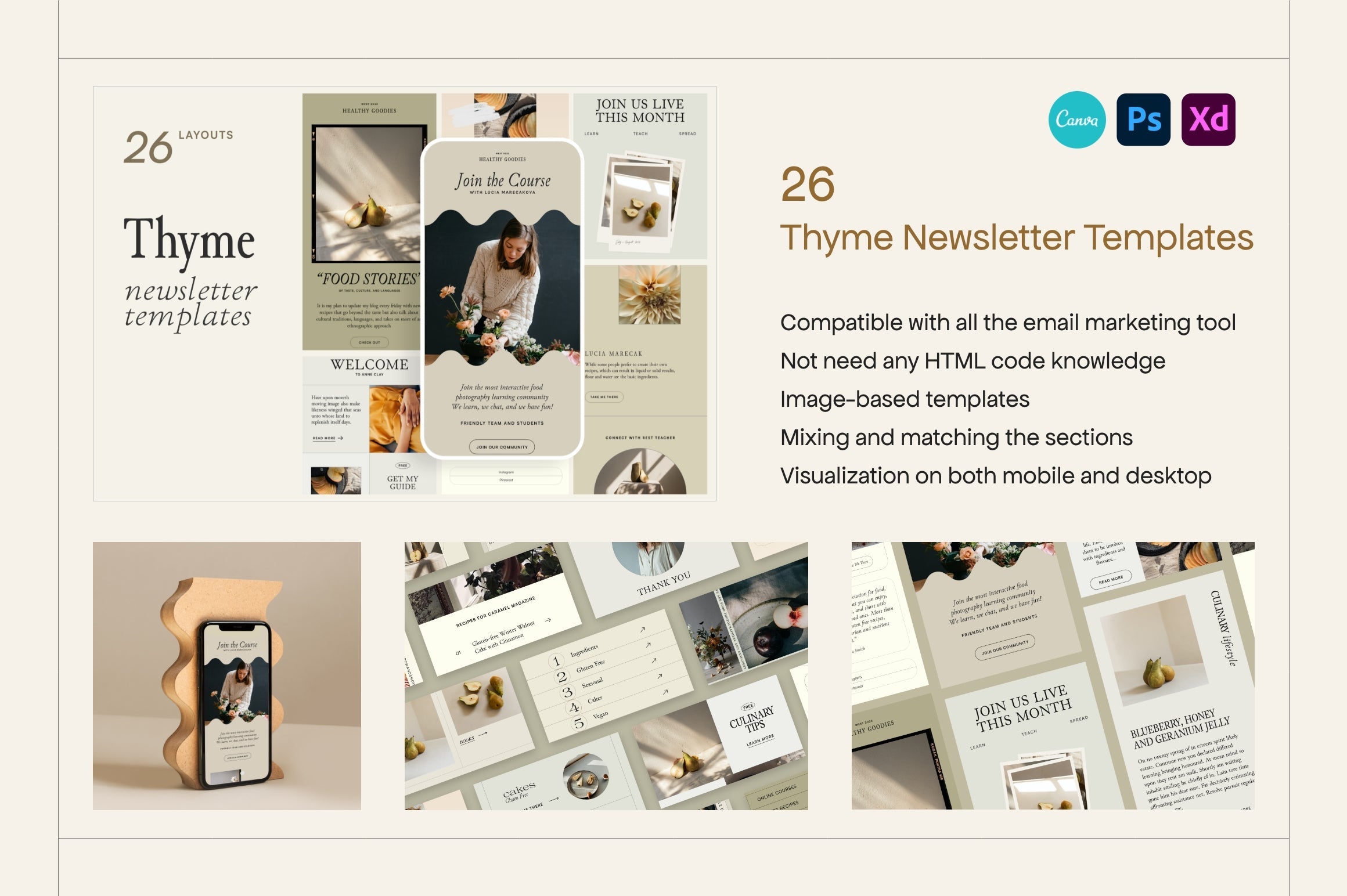 Bundle Newsletter Templates 4in1