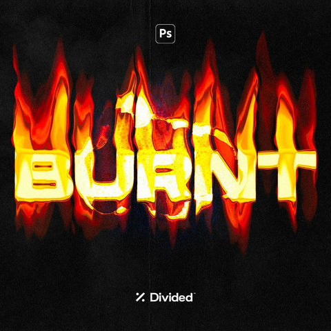 Burnt Flaming Text Effect