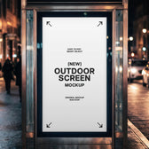 Bus Stop Screen Mockup