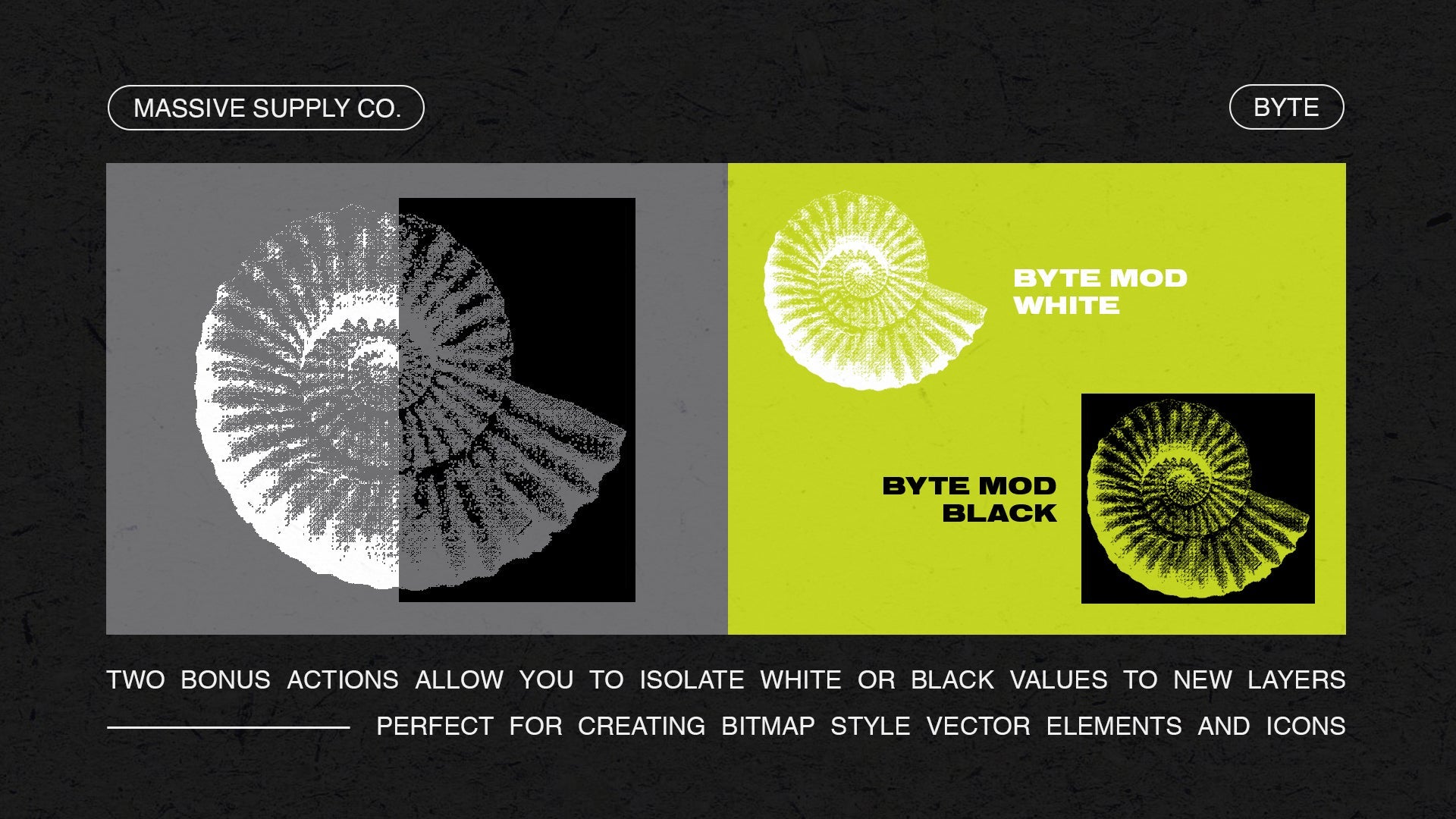 BYTE - Bitmap Actions for Photoshop