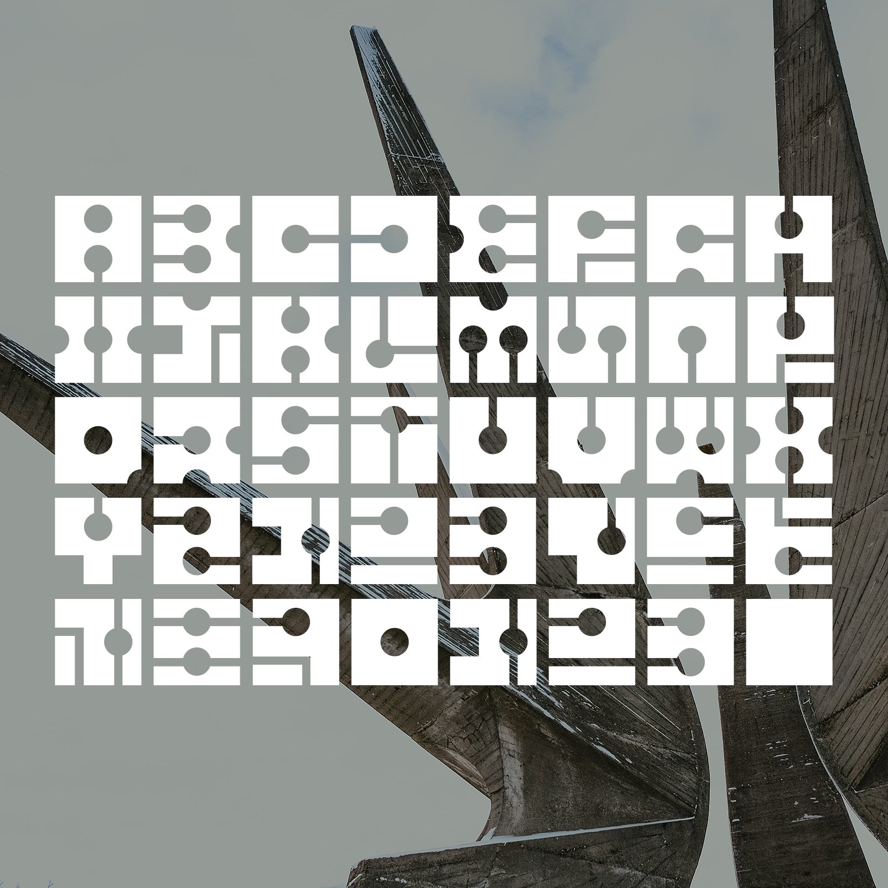 Neo Brutalist Display Font