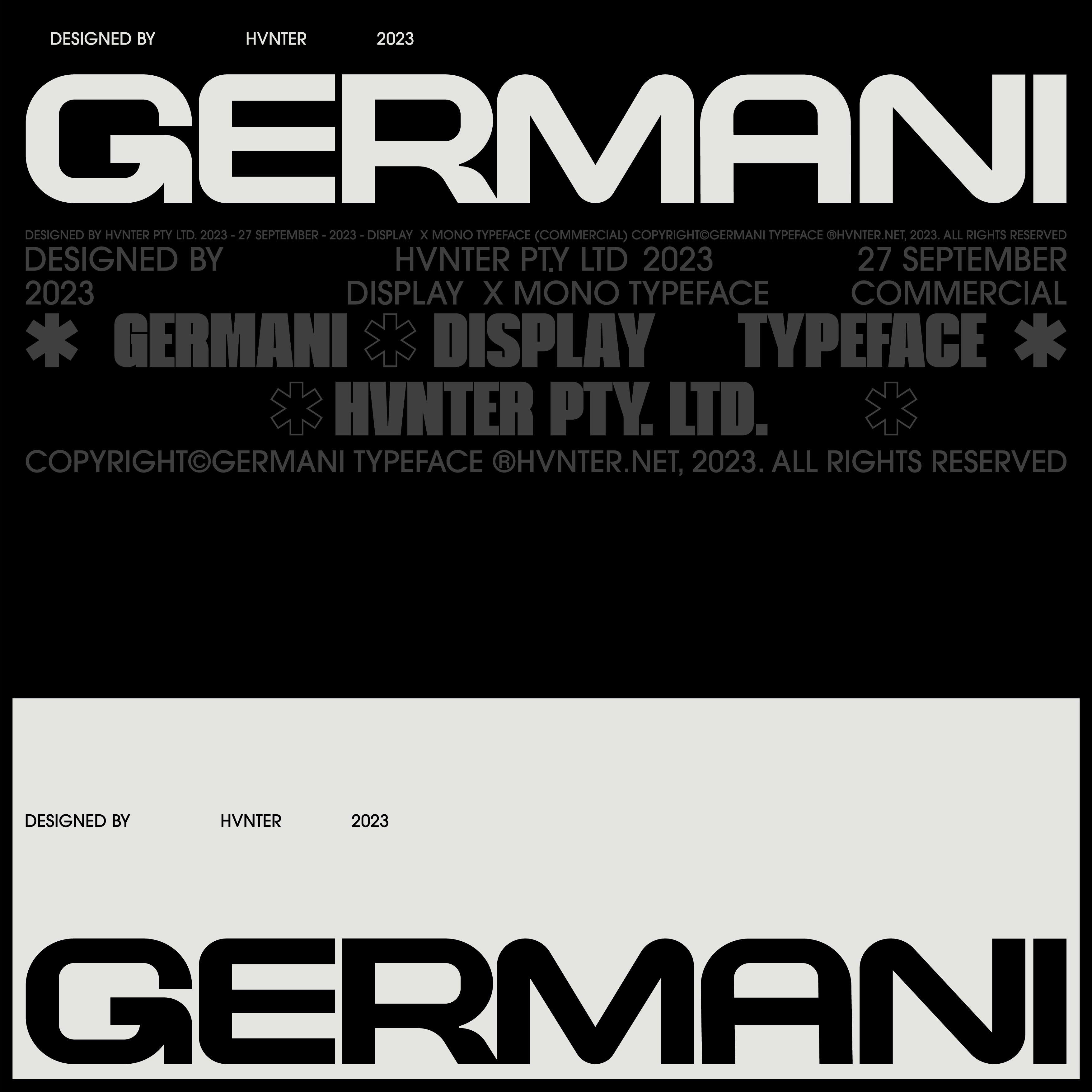 GERMANI Typeface
