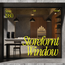 Cafe storefront Window 003 by HALOLINE, preview 3