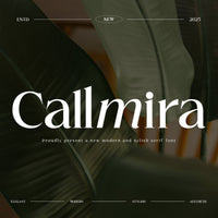 Callmira — Minimal Modern Serif Font