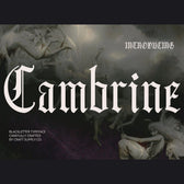 Cambrine – Blackletter Font