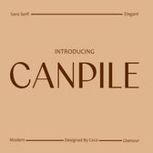 Canpile – Modern Font