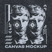 Canvas Fabric Print Mockup