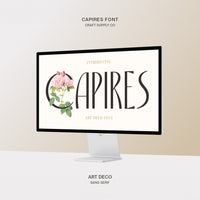 Capires – Art Deco Font