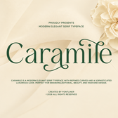 Caramile - Classy Elegant Serif Font
