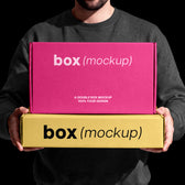 Cardboard Boxes Mockup