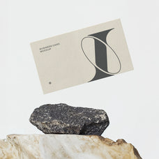 Cardboard Business Card Mockup