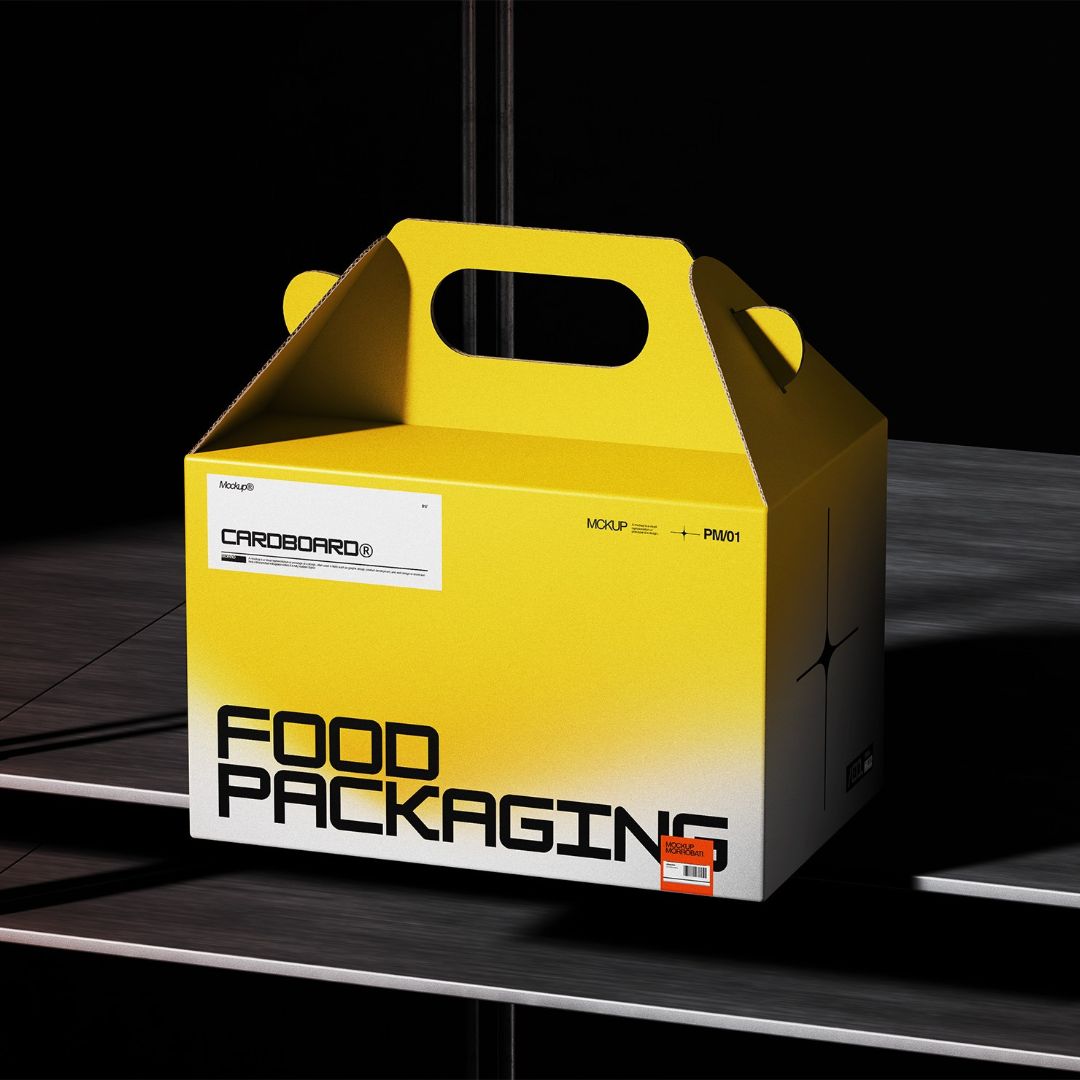 Cardboard Packaging Box Mockup by Morrobati, preview 1