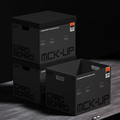 Cardboard Packaging Box Mockup