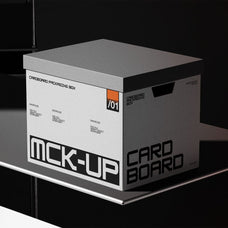 Cardboard Packaging Box Mockup by Morrobati, preview 1