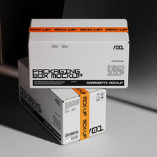Cardboard Packaging Box Mockup by Morrobati, preview 1