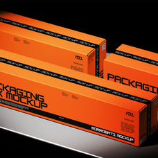 Cardboard Packaging Box Mockup by Morrobati, preview 3