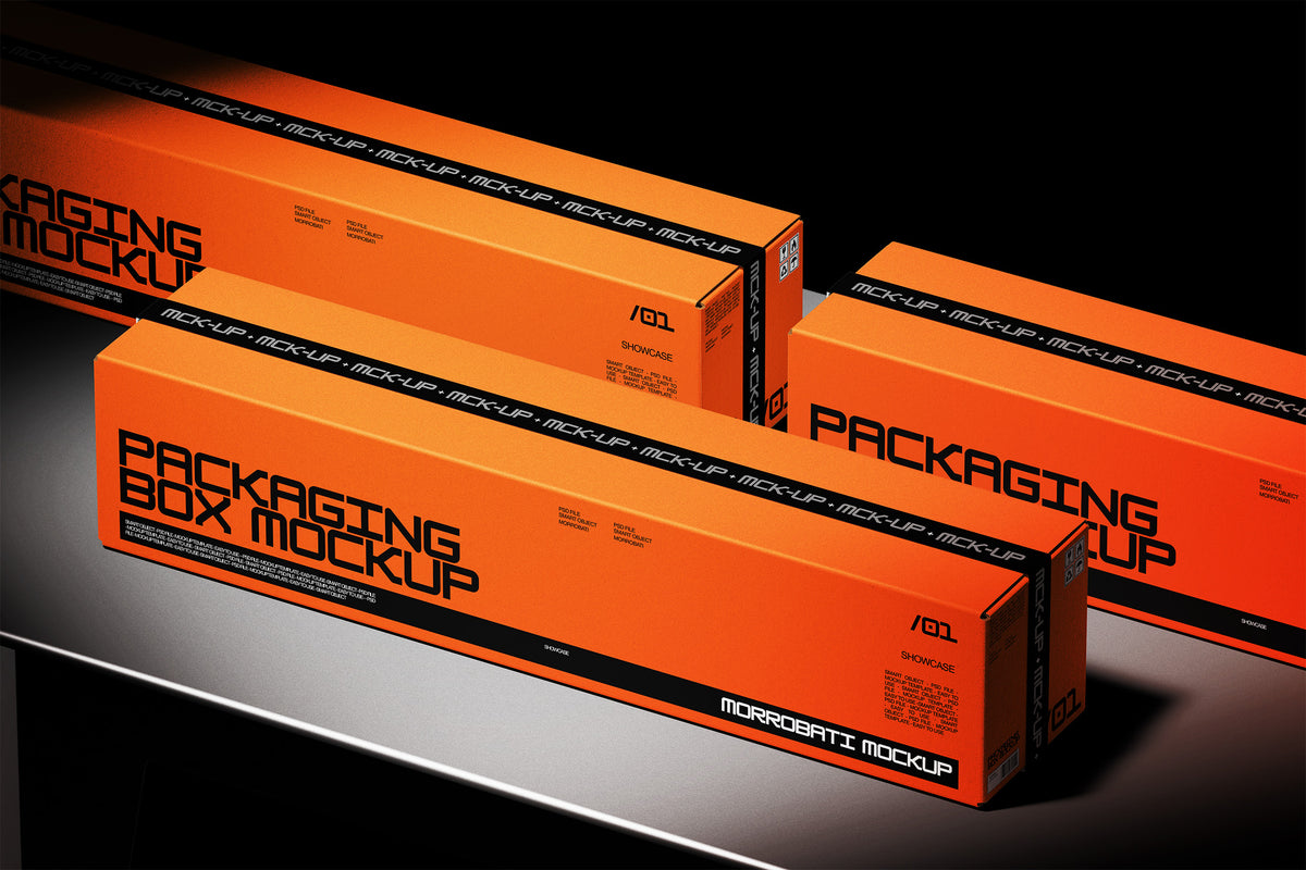 Cardboard Packaging Box Mockup by Morrobati, preview 3