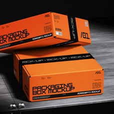 Cardboard Packaging Box Mockup by Morrobati, preview 3