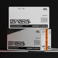 Cardboard Packaging Box Mockup by Morrobati, preview 3
