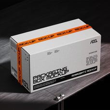 Cardboard Packaging Box Mockup by Morrobati, preview 3