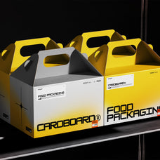 Cardboard Packaging Box Mockup by Morrobati, preview 3