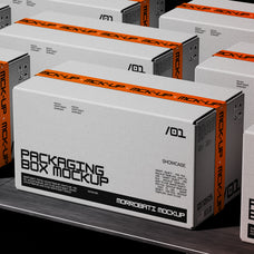 Cardboard Packaging Box Mockup by Morrobati, preview 5