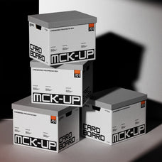 Cardboard Packaging Box Mockup by Morrobati, preview 5