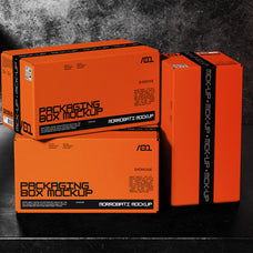 Cardboard Packaging Box Mockup by Morrobati, preview 5