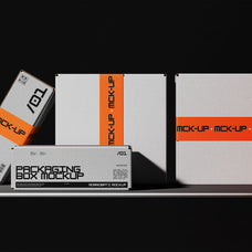 Cardboard Packaging Box Mockup by Morrobati, preview 5