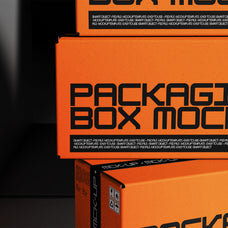 Cardboard Packaging Box Mockup by Morrobati, preview 5