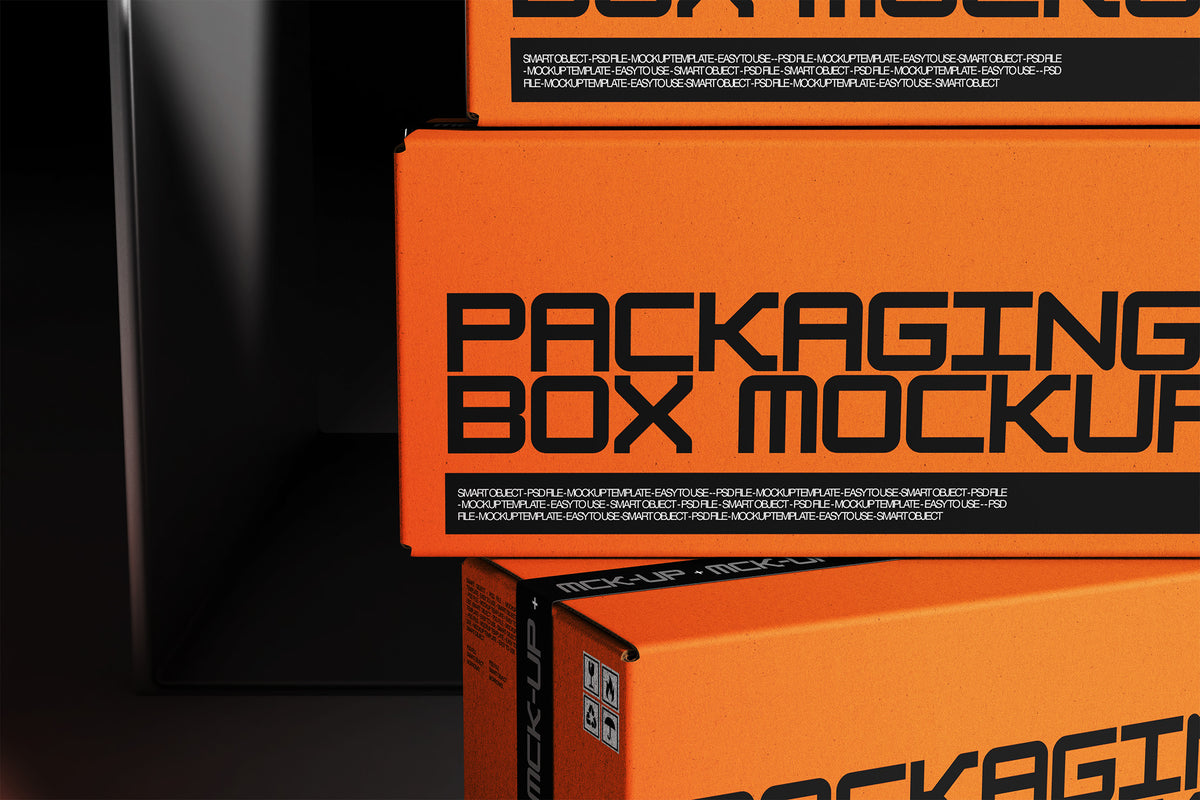 Cardboard Packaging Box Mockup by Morrobati, preview 5