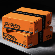 Cardboard Packaging Box Mockup by Morrobati, preview 5