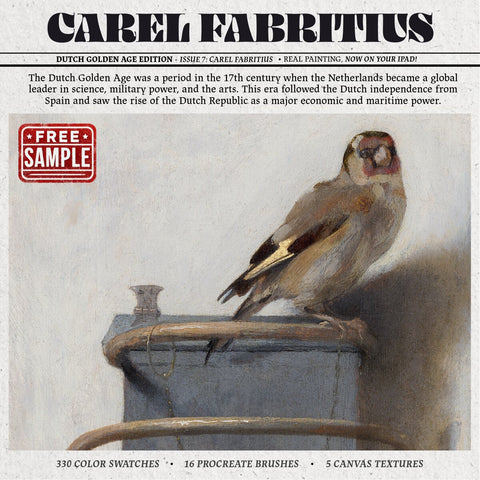 Carel Fabritius Procreate Kit (Free Download)