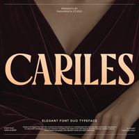 Cariles - Duo Font Sans and Serif