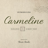 Carmeline Elegance Script Font